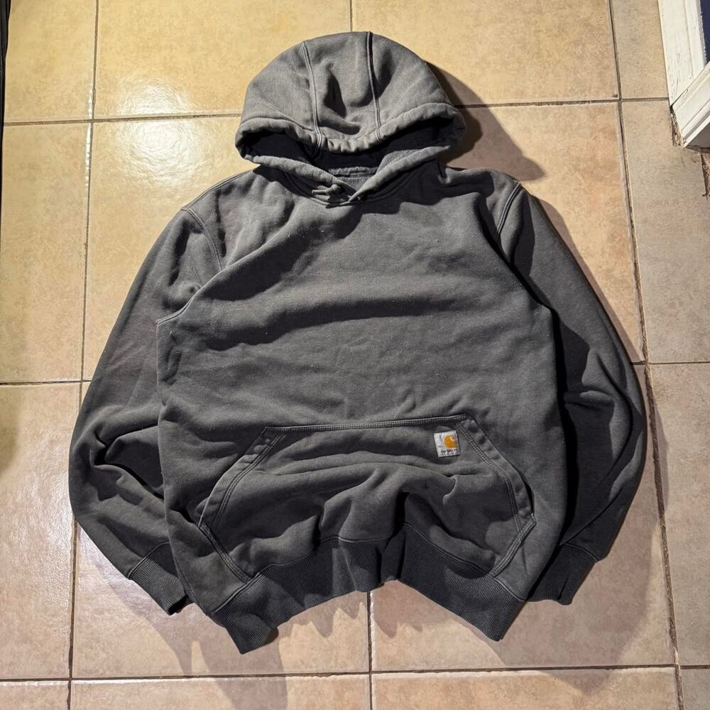 Y2k carhartt gray hoodie size M in Mens
